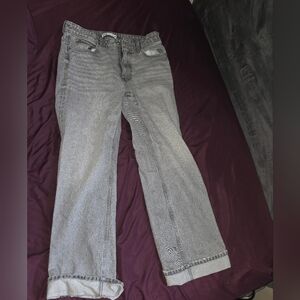 ZARA Grey Washed Jeans